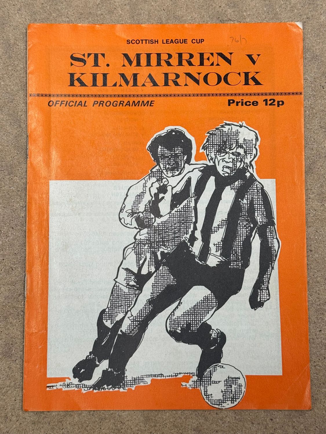 St Mirren v Kilmarnock - 28/8/76