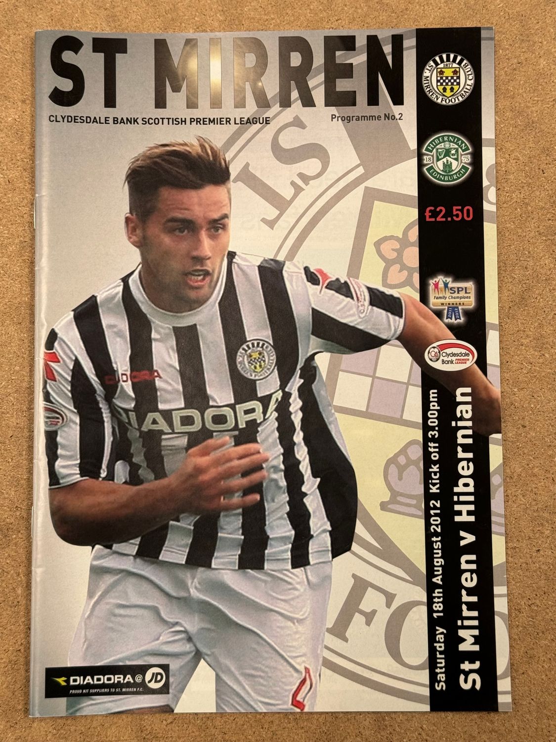 St Mirren v Hibernian - 18/8/12