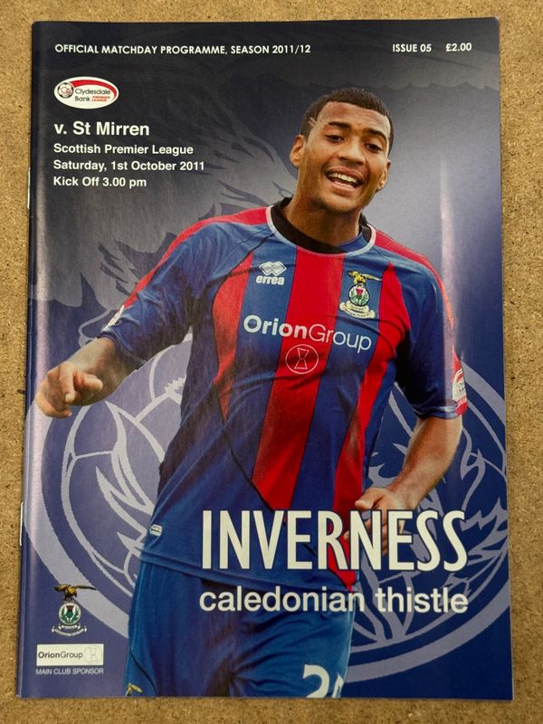 Inverness CT v St Mirren - 1/10/11