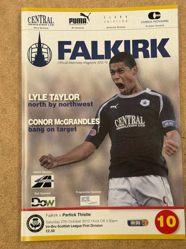 Falkirk v Partick Thistle - 27/10/12