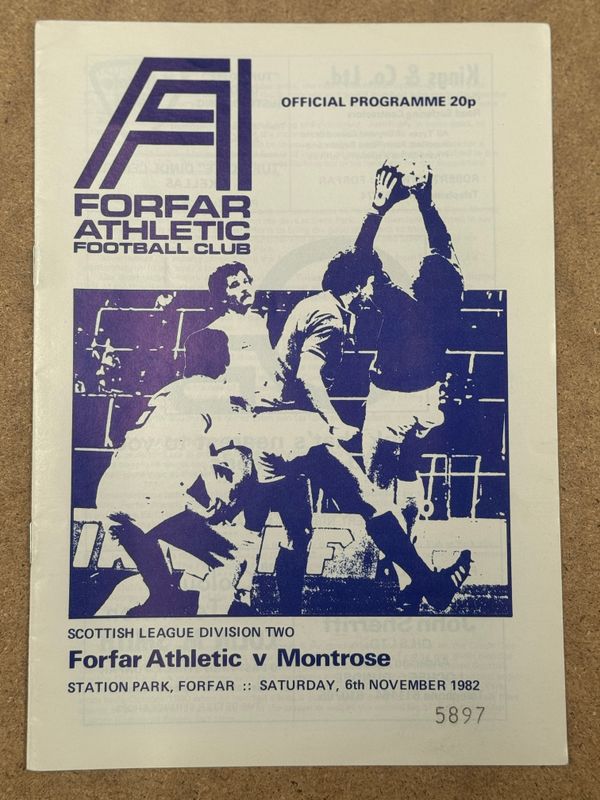 Forfar v Montrose - 6/11/82