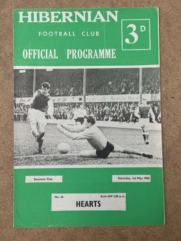 Hibernian v Hearts - 1/5/65