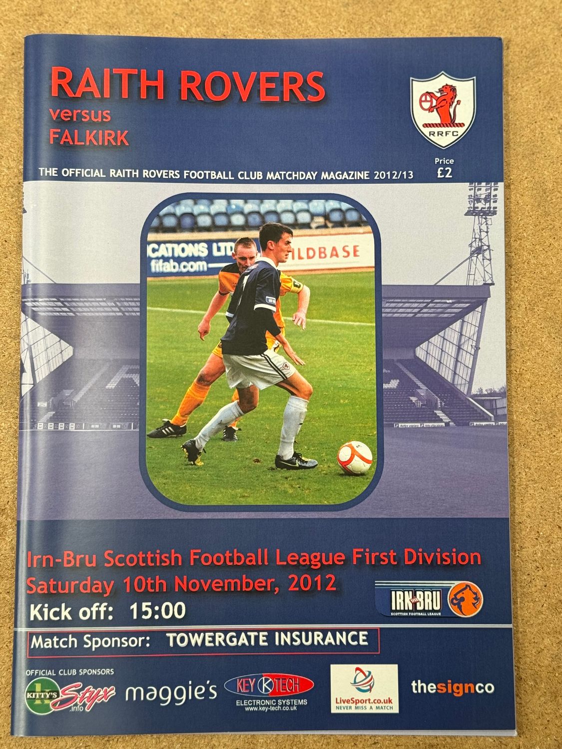 Raith Rovers v Falkirk - 10/11/12