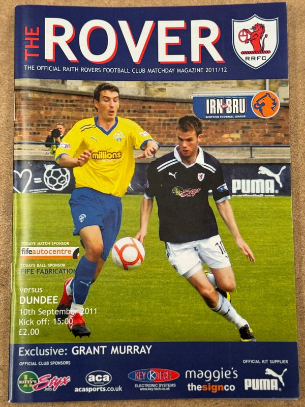 Raith Rovers v Dundee - 10/9/11