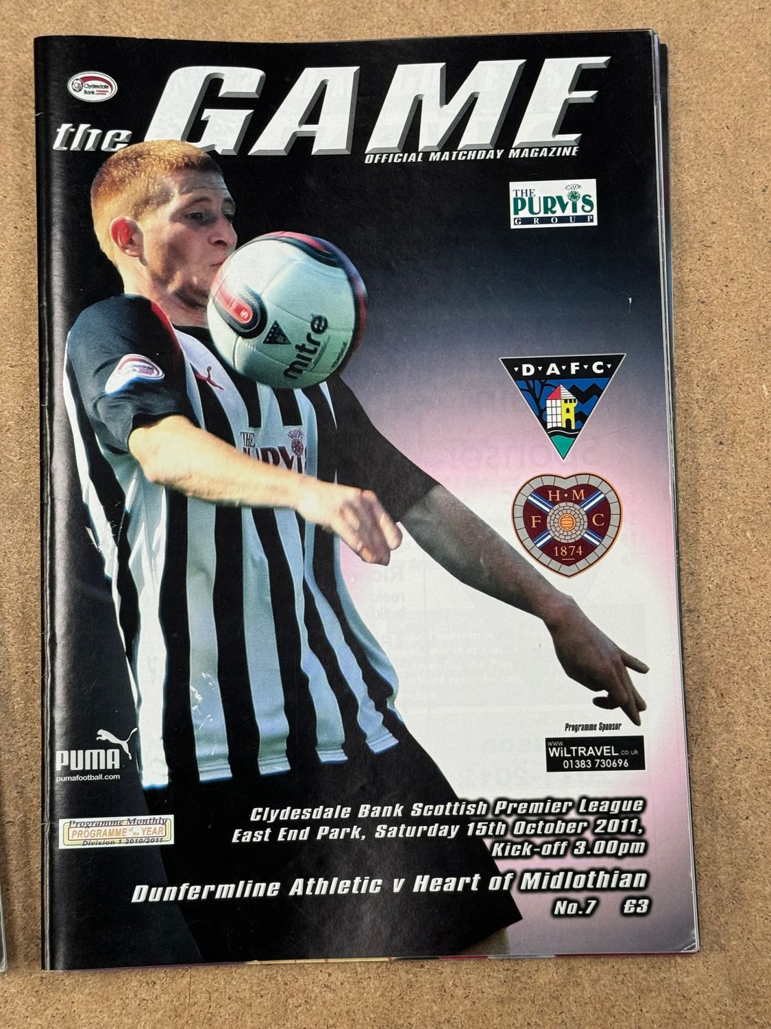 Dunfermline v Hearts - 15/10/11