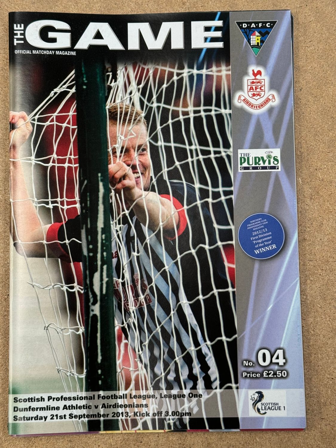 Dunfermline v Airdrie - 21/9/13