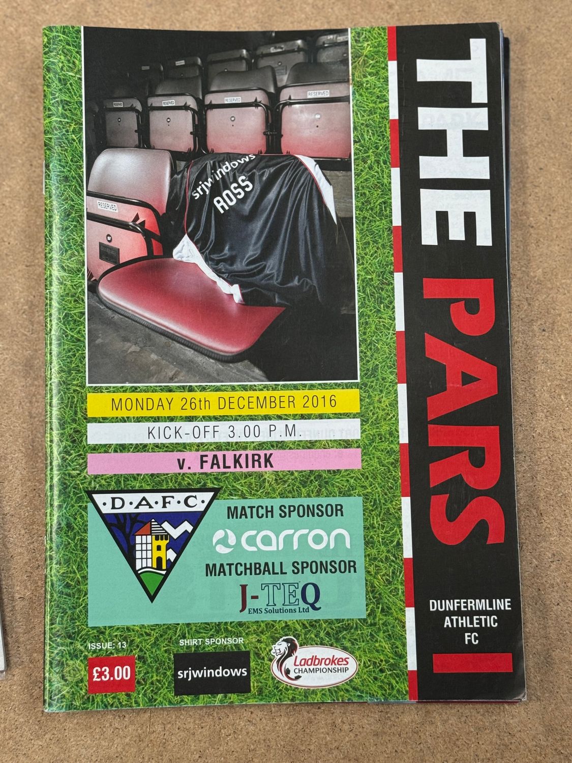 Dunfermline v Falkirk - 26/12/16