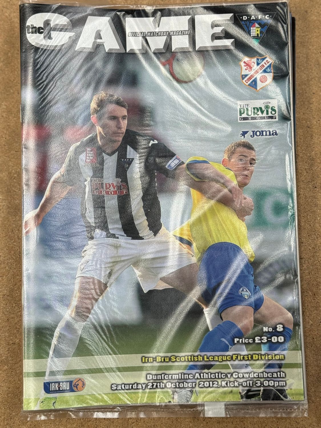 Dunfermline v Cowdenbeath - 27/10/12