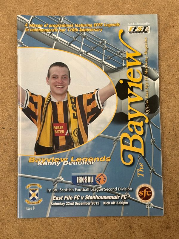 East Fife v Stenhousemuir - 22/12/12
