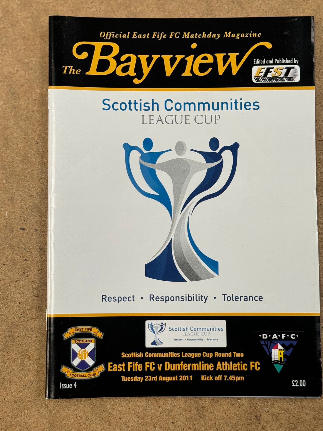 East Fife v Dunfermline  - 23/8/11