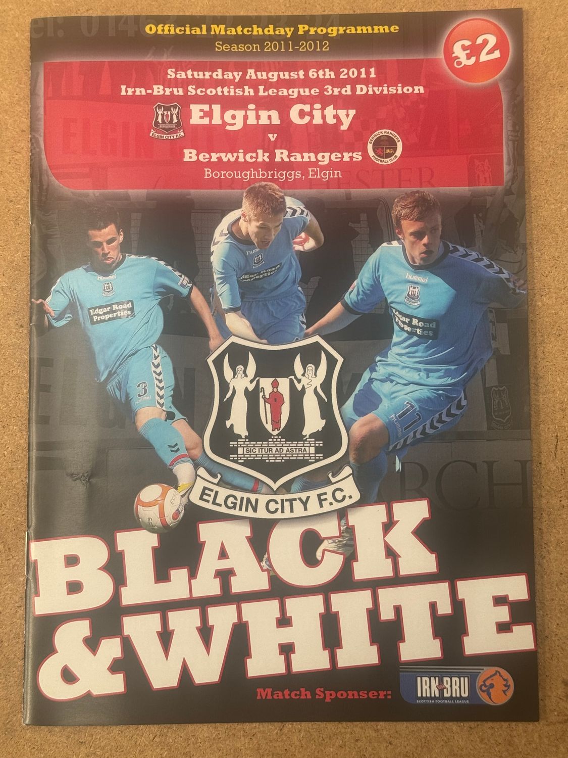 Elgin City v Berwick Rangers  - 6/8/11