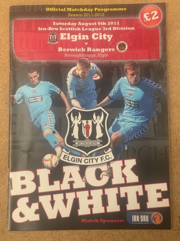 Elgin City v Berwick Rangers  - 6/8/11