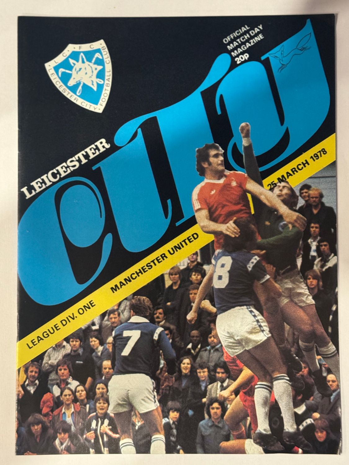 Leicester City v Manchester Utd  - 25/3/78