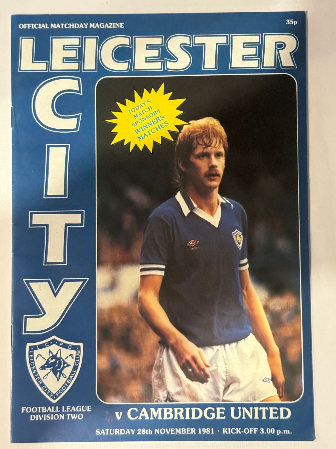 Leicester City v Cambridge Utd  - 2811/81