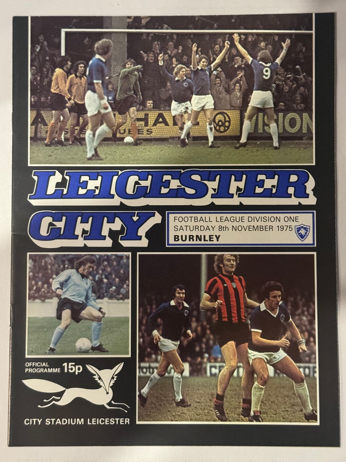 Leicester City v  Burnley - 8/11/75