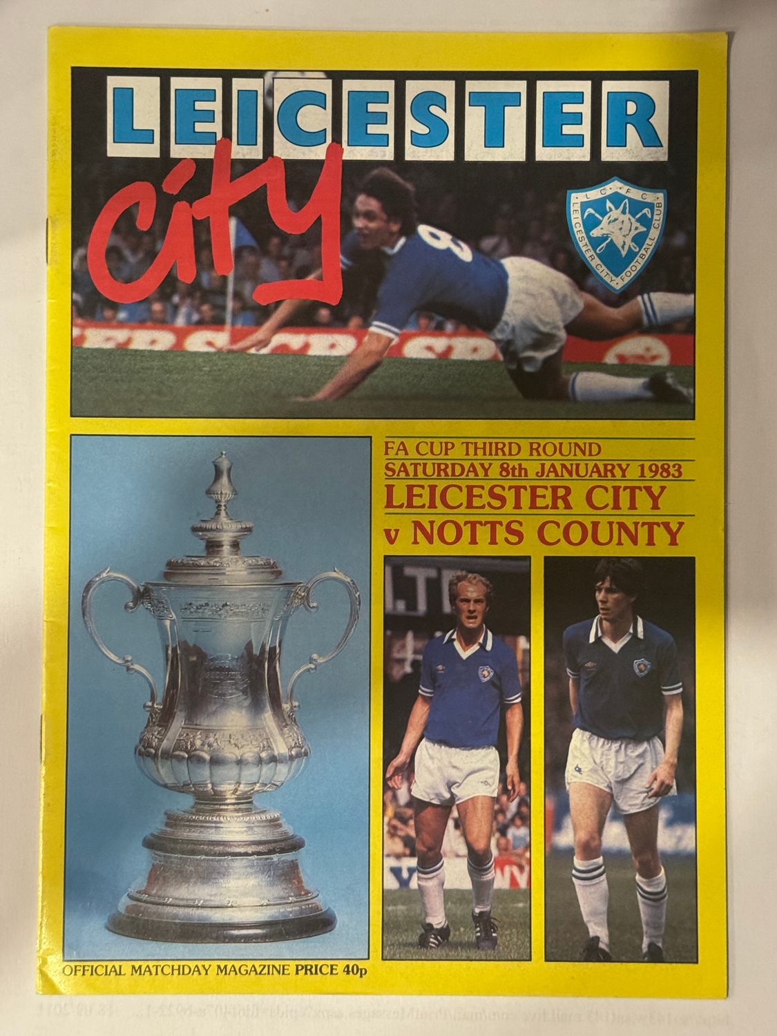 Leicester City v  Notts County - 8/1/83