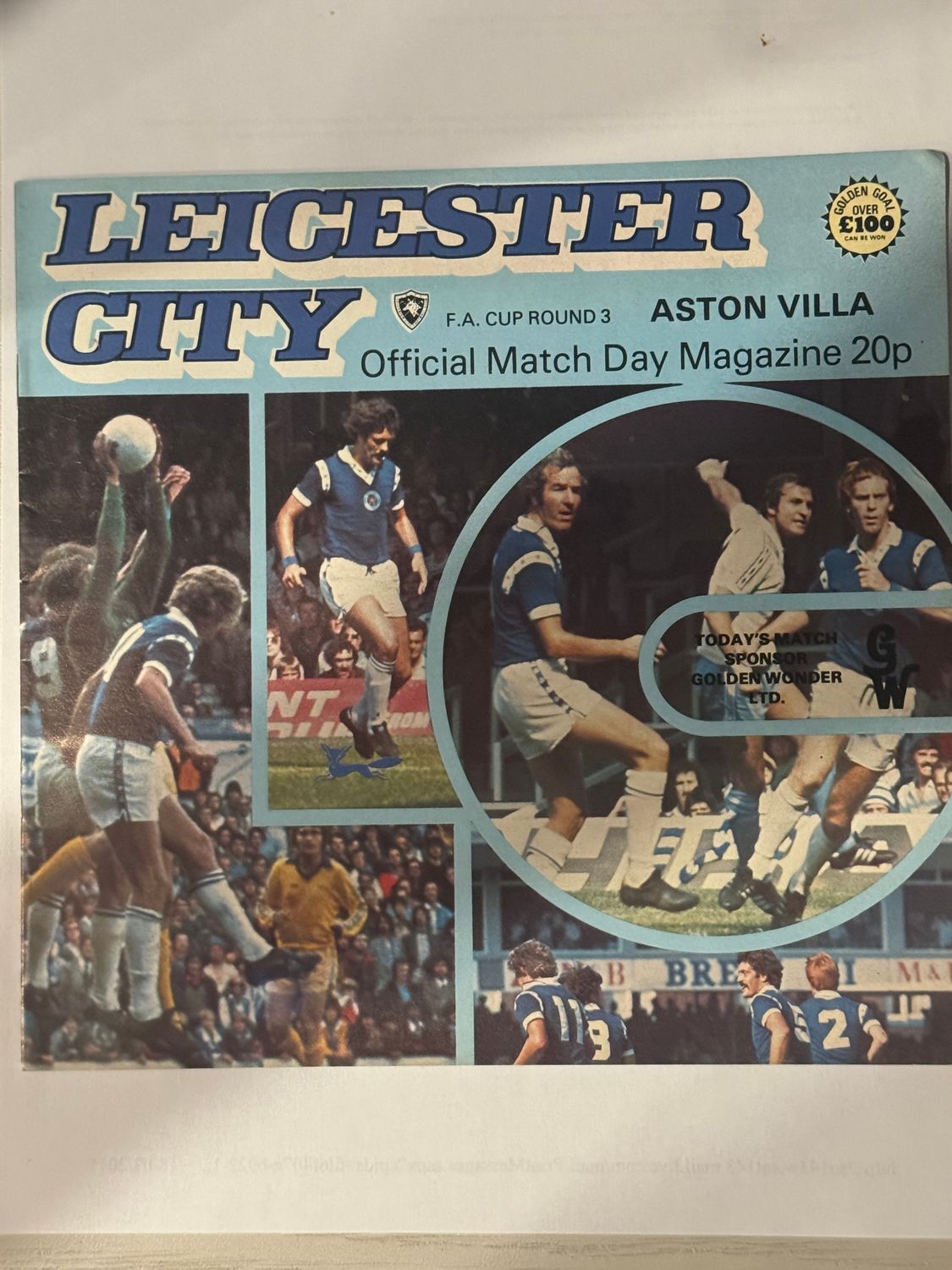 Leicester City v  Aston Villa - 8/1/77