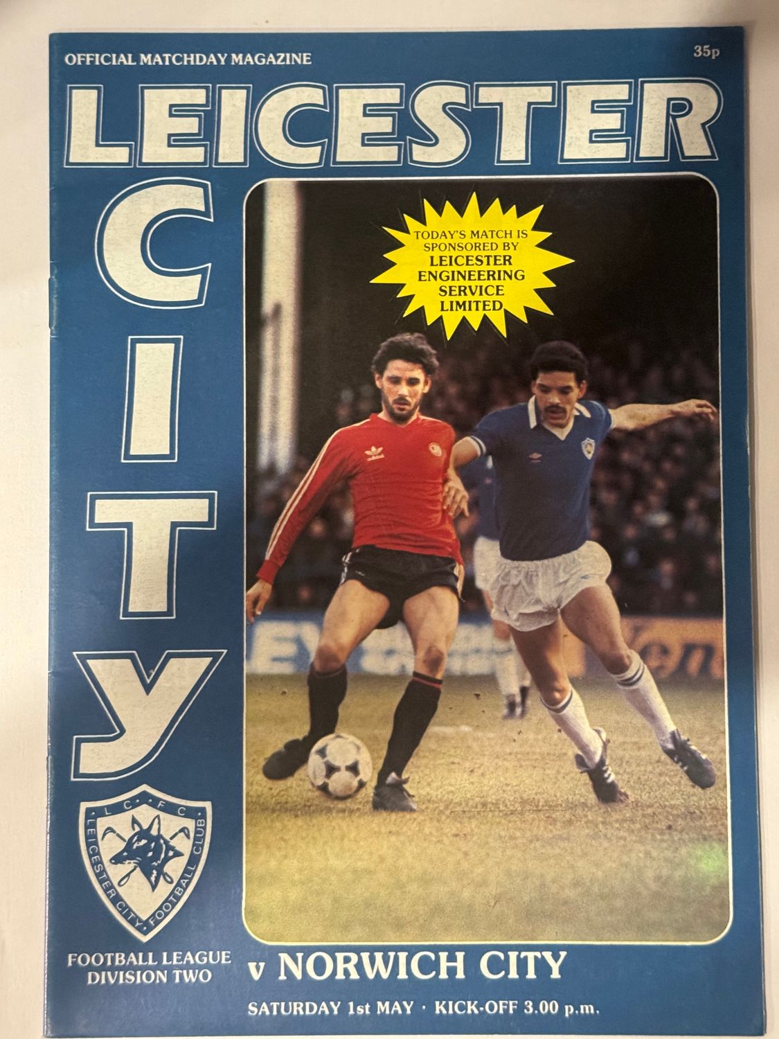 Leicester City v  Norwich City - 1/5/82