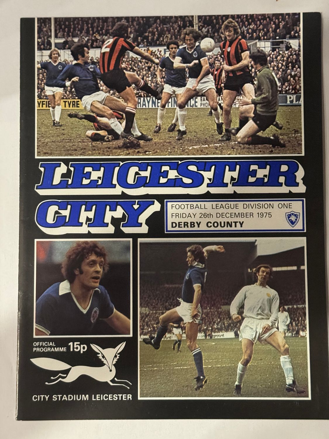 Leicester City v  Derby County - 26/12/75