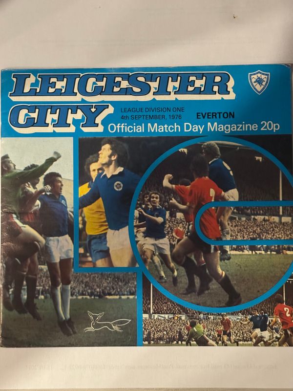 Leicester City v  Everton - 4/9/76