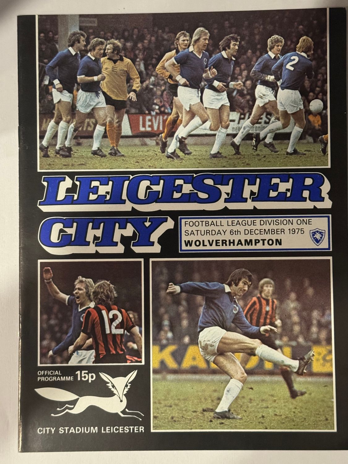 Leicester City v  Wolves - 6/12/75