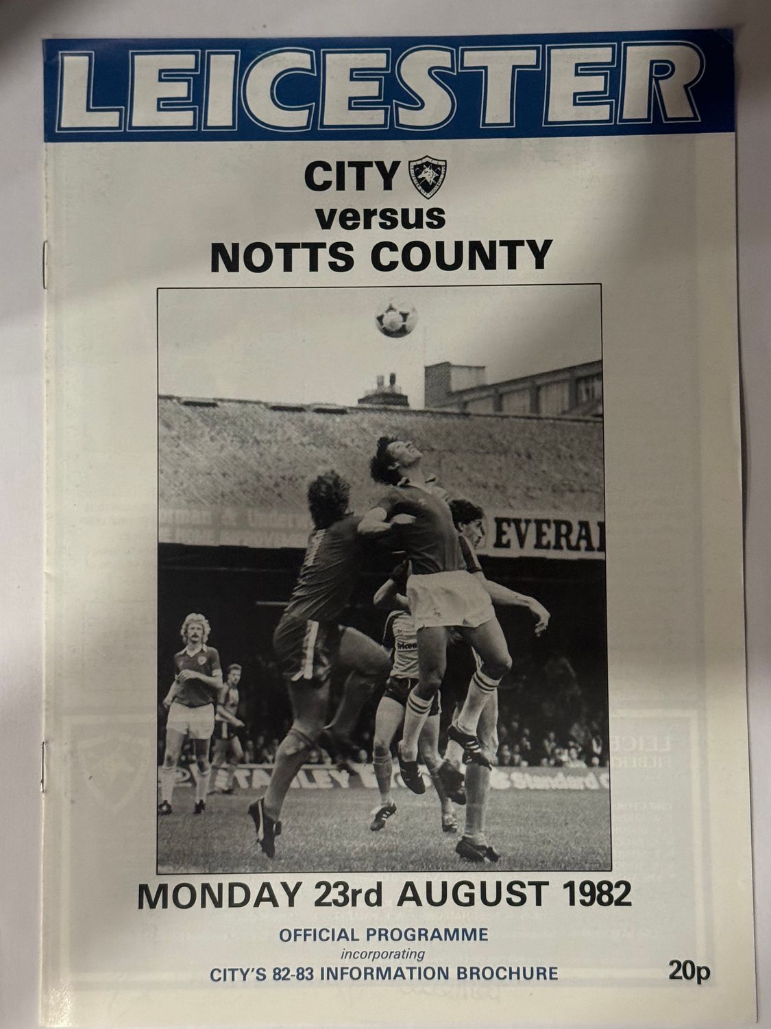 Leicester City v  Notts County - 23/8/82