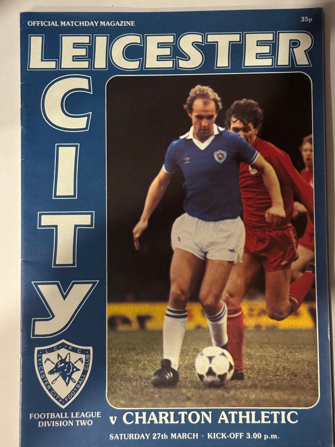 Leicester City v  Charlton  - 27/3/82