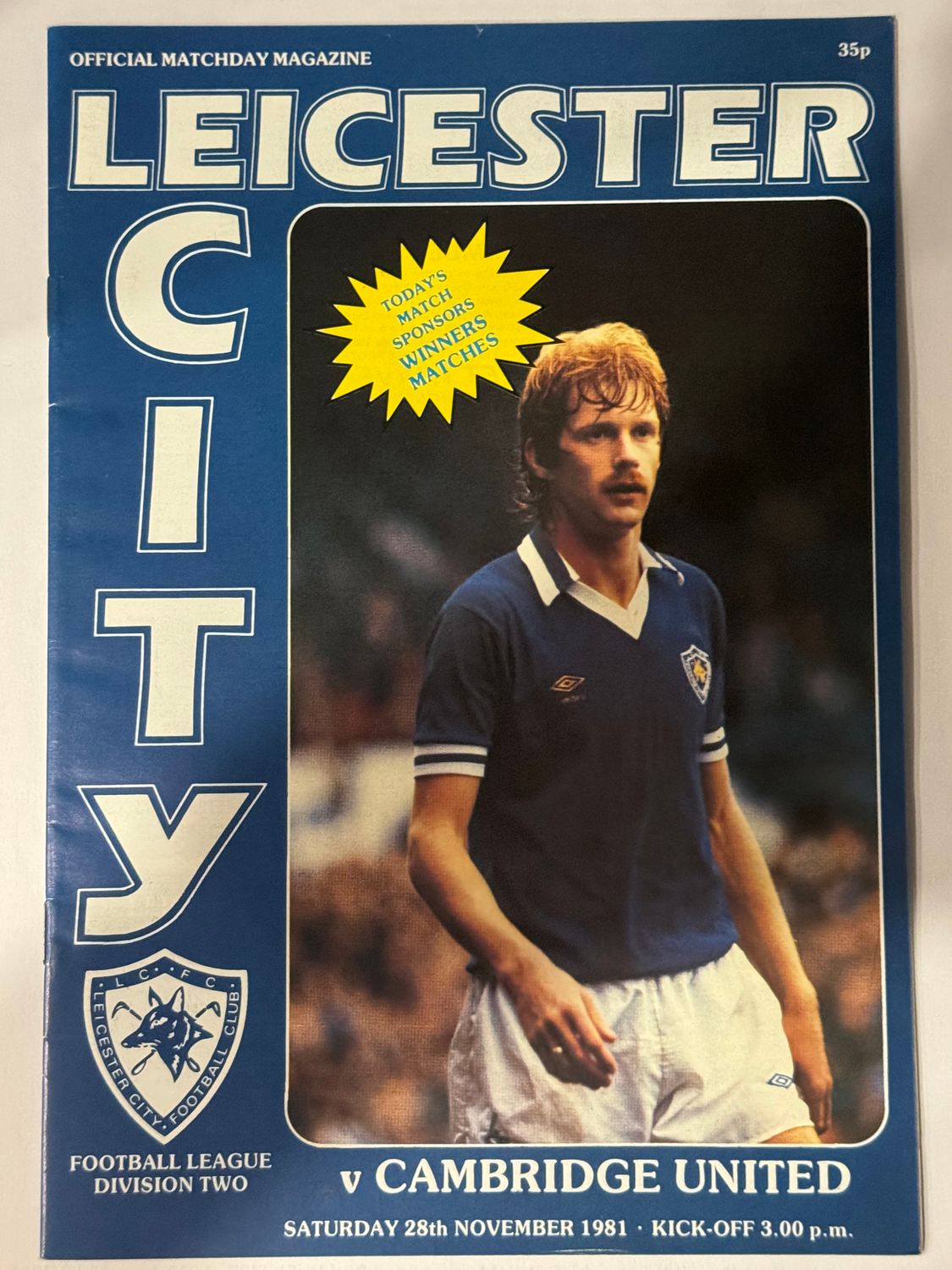 Leicester City v  Cambridge Utd - 28/11/81
