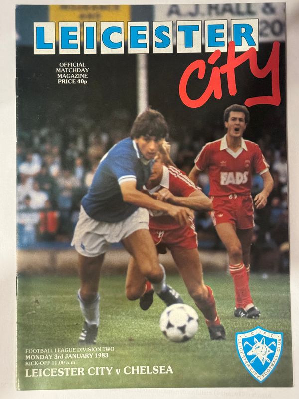 Leicester City v  Chelsea - 3/1/83