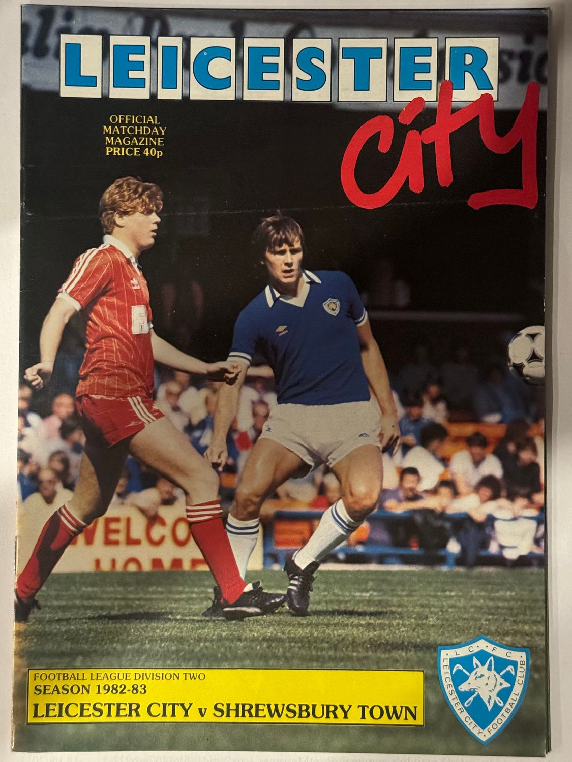 Leicester City v  Shrewsbury - 12/2/83