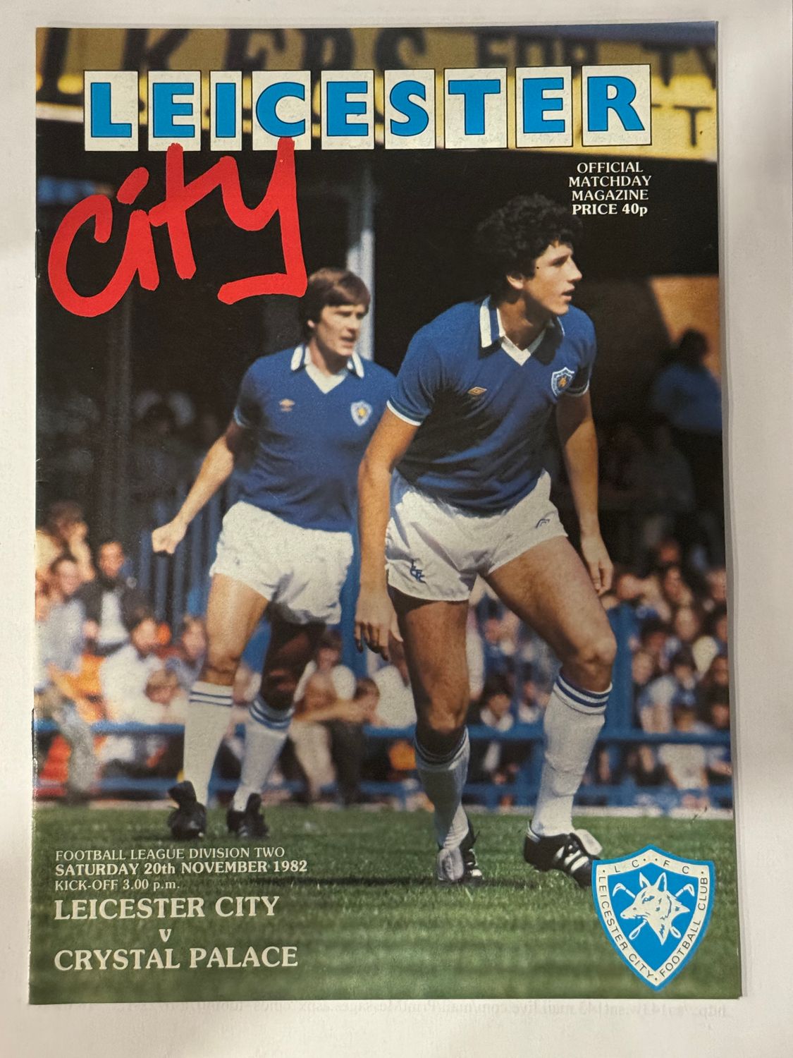 Leicester City v  Crystal Palace - 20/11/82