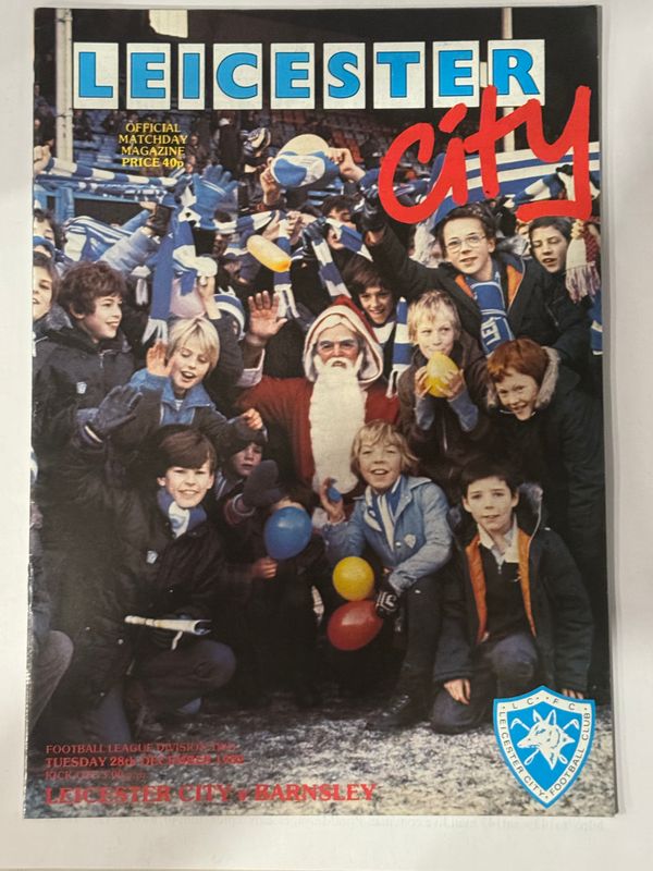 Leicester City v  Barnsley - 28/12/82