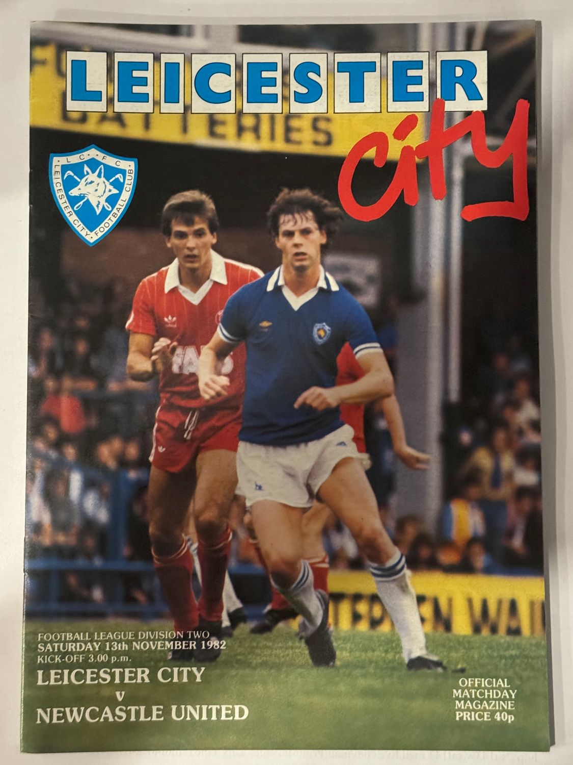 Leicester City v  Newcastle Utd - 13/11/82