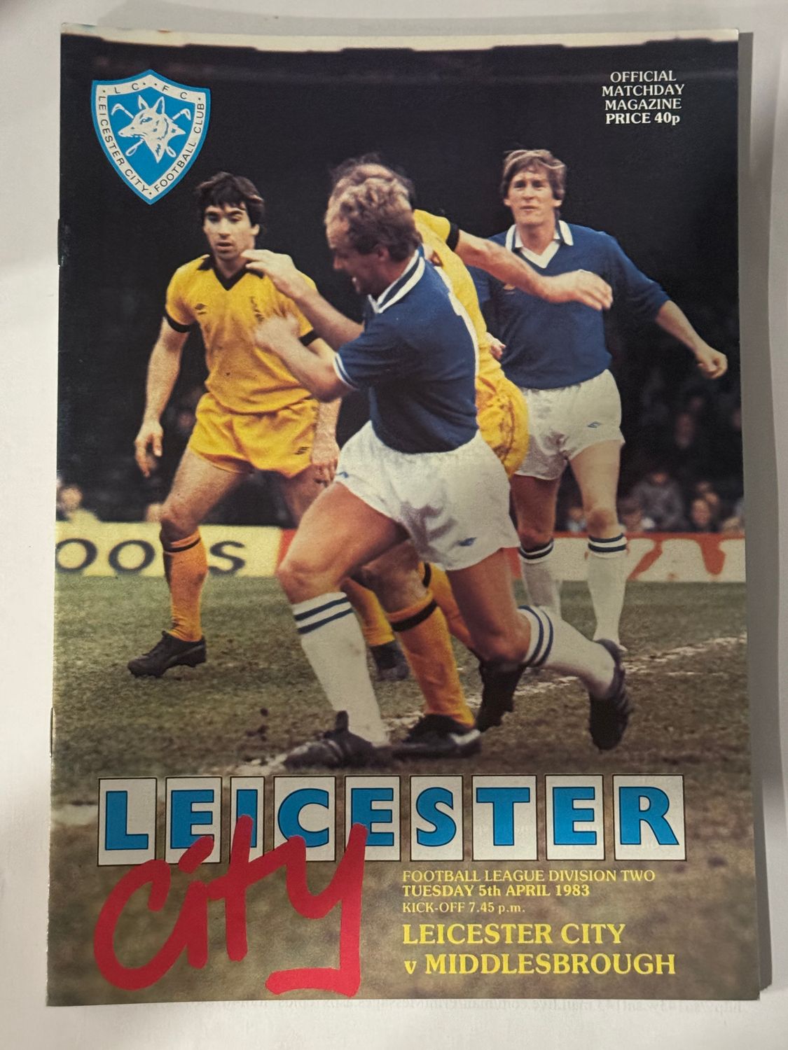 Leicester City v  Middlesbrough - 5/4/83