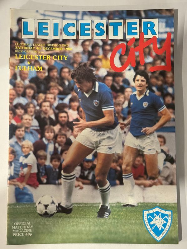 Leicester City v  Fulham  - 4/12/82