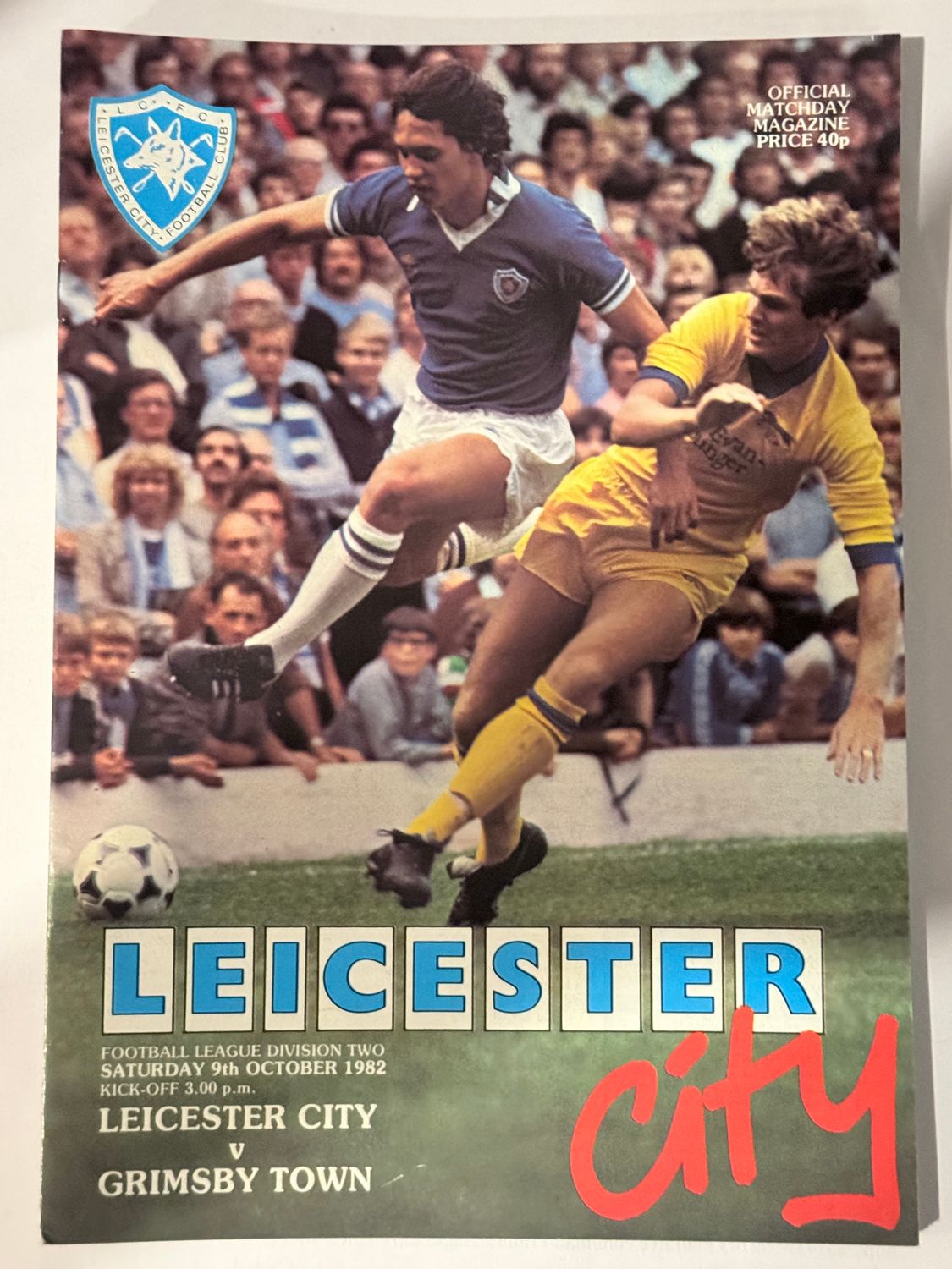 Leicester City v  Grimsby  - 9/10/82