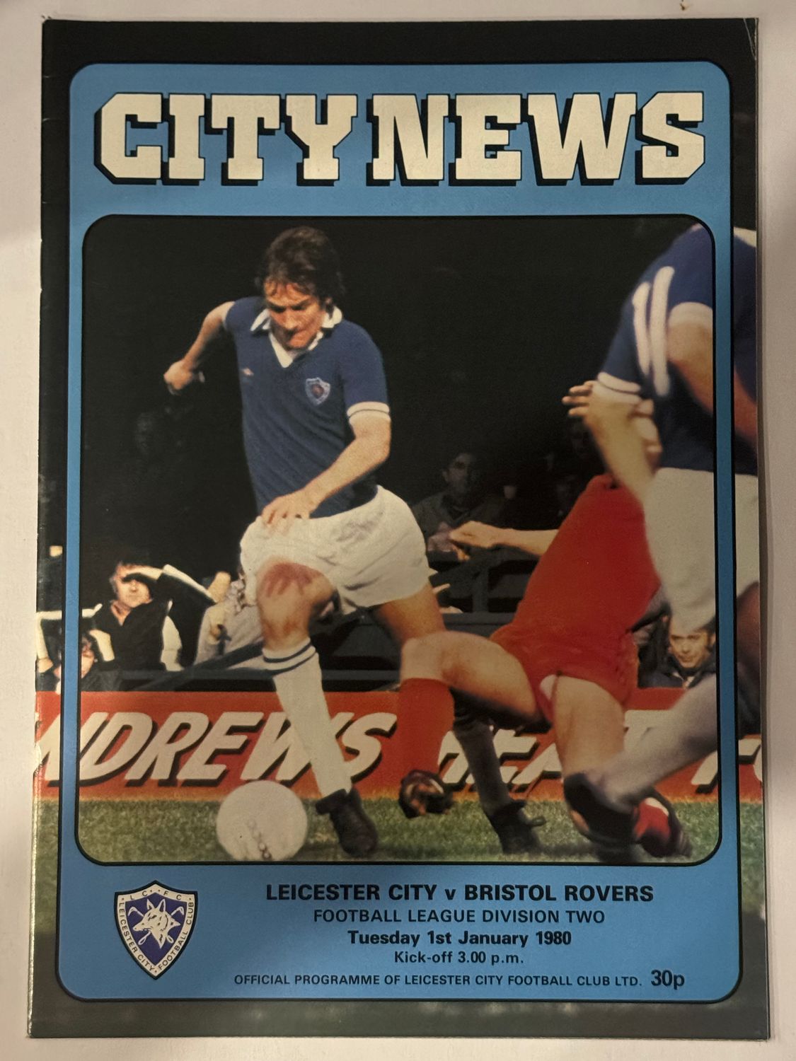 Leicester City v  Bristol Rovers  - 1/1/80