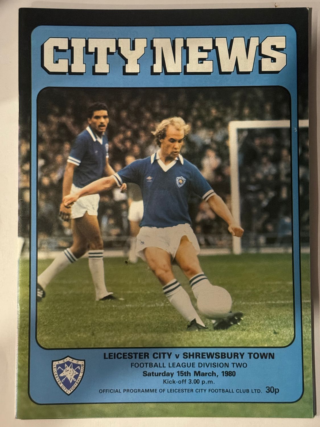 Leicester City v  Shrewsbury  - 15/3/80