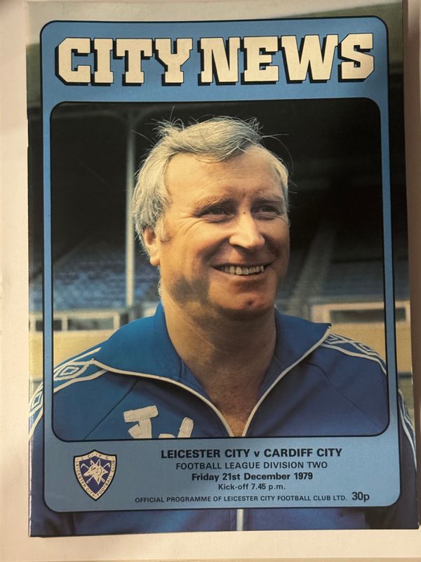 Leicester City v  Cardiff City  - 21/12/79
