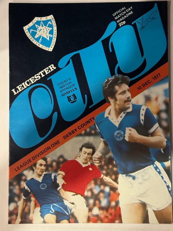 Leicester City v  Derby County - 10/12/77