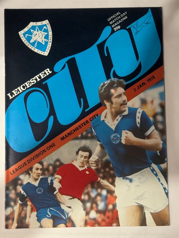 Leicester City v Manchester City - 2/1/78