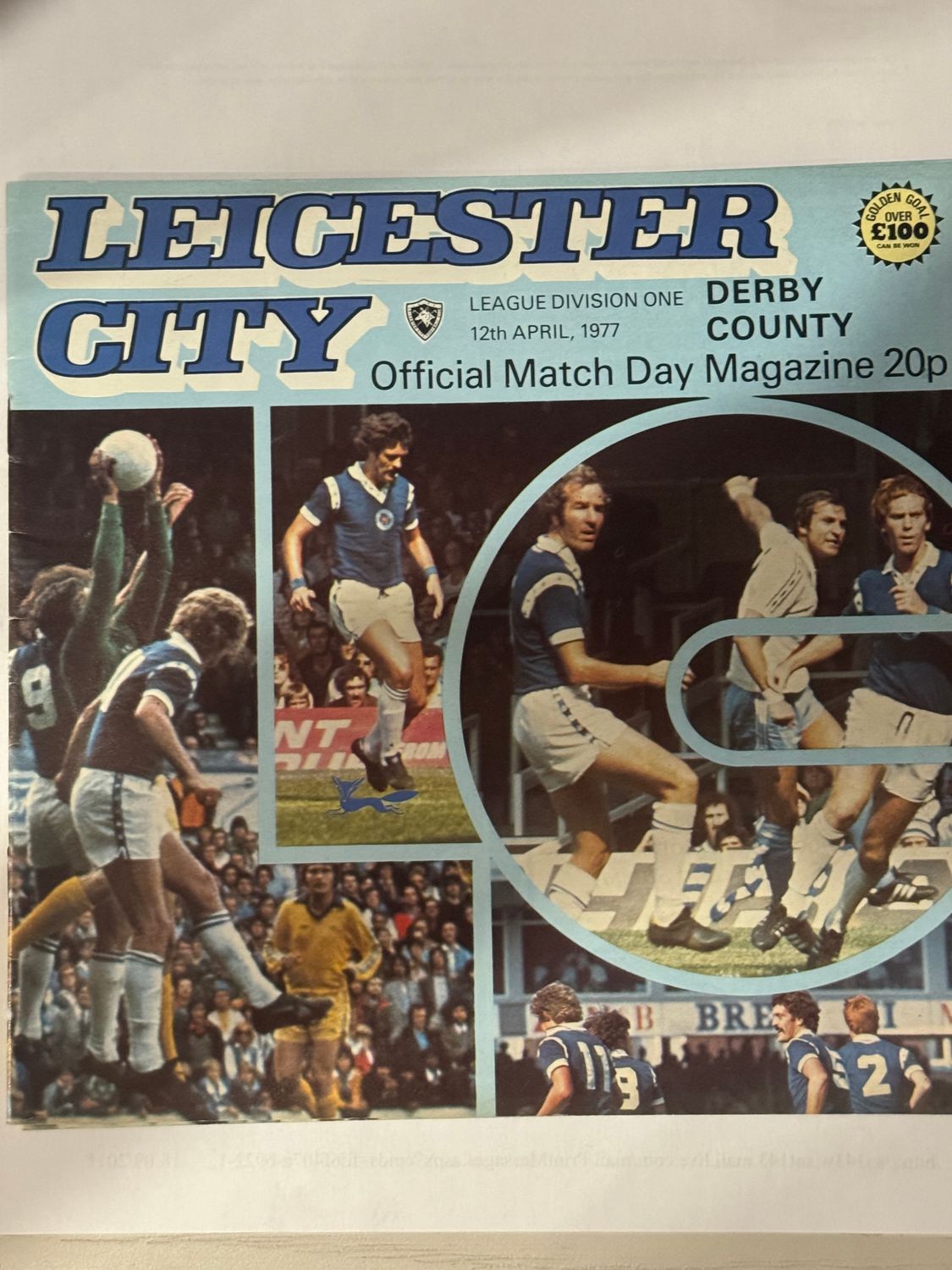 Leicester City v  Derby County - 12/4/77