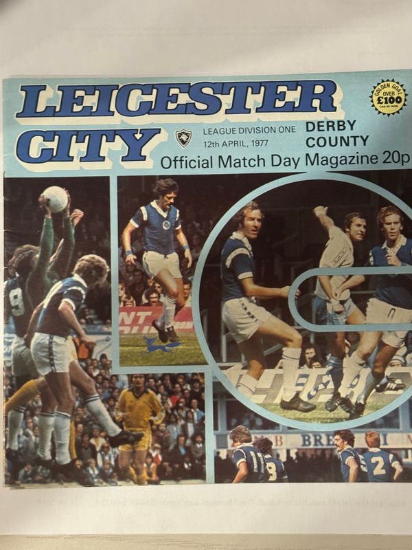 Leicester City v  Derby County - 12/4/77