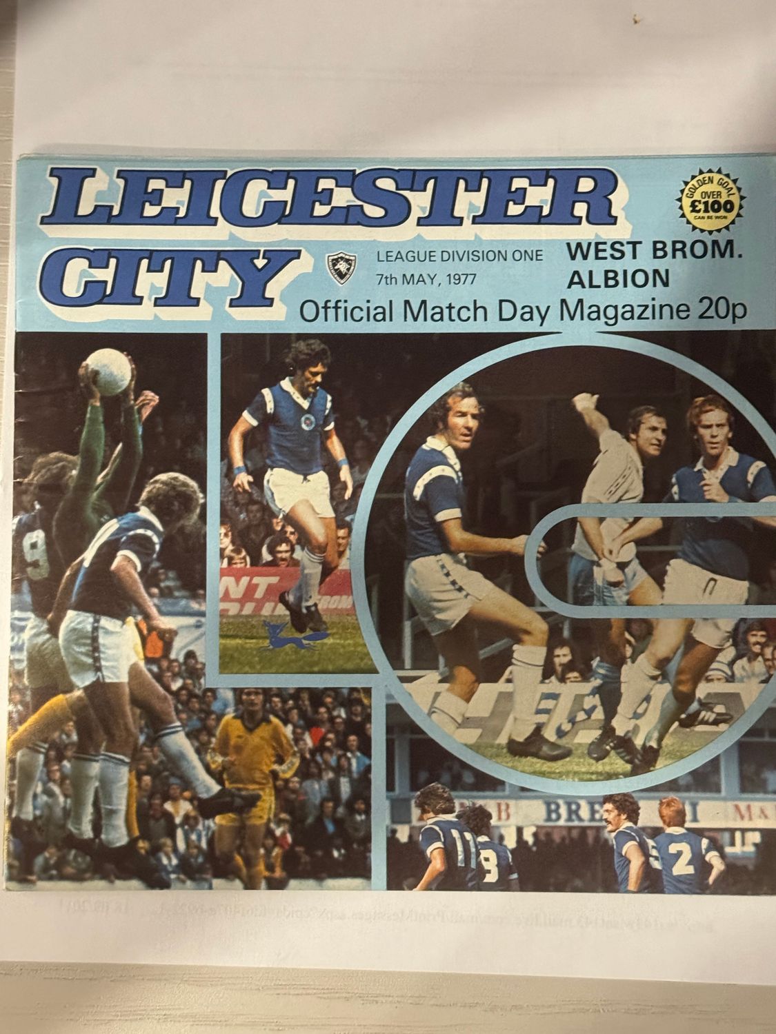 Leicester City v  WBA - 7/5/77