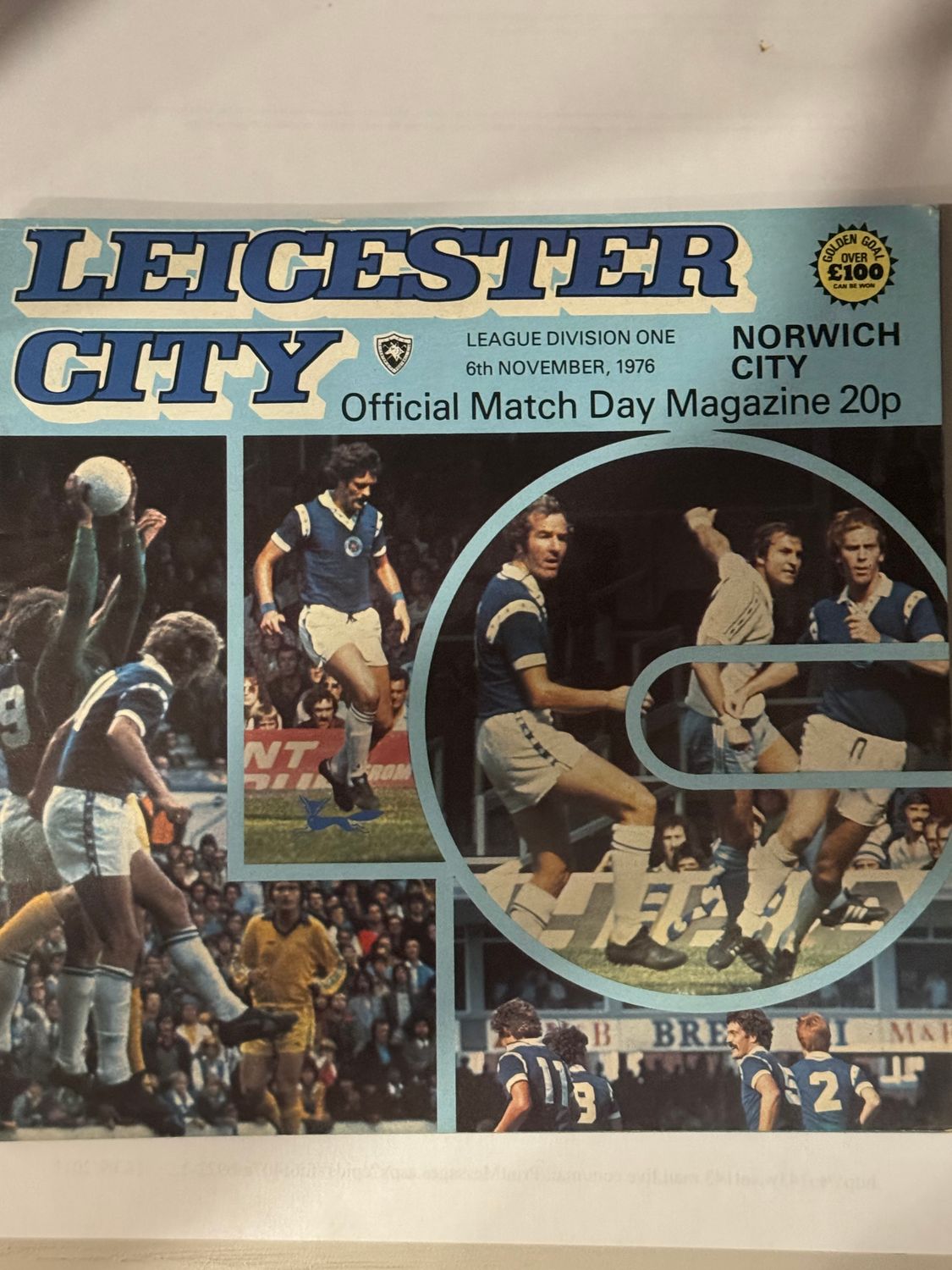 Leicester City v  Norwich City - 6/11/76