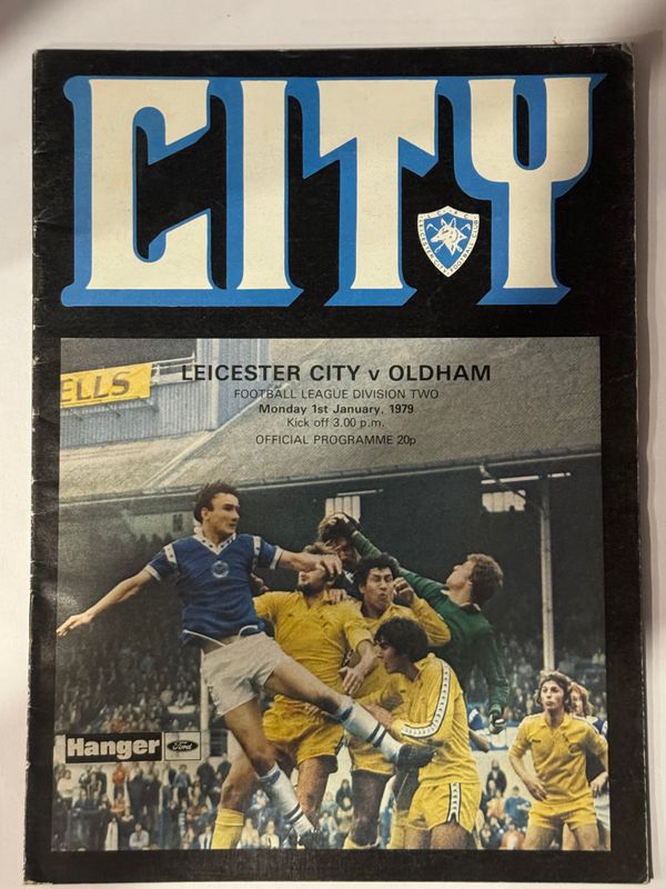 Leicester City v  Oldham  - 1/1/79