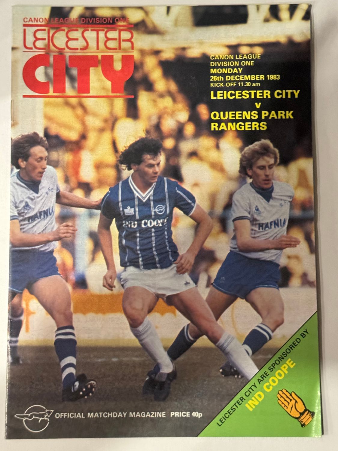 Leicester City v  QPR  - 26/12/83