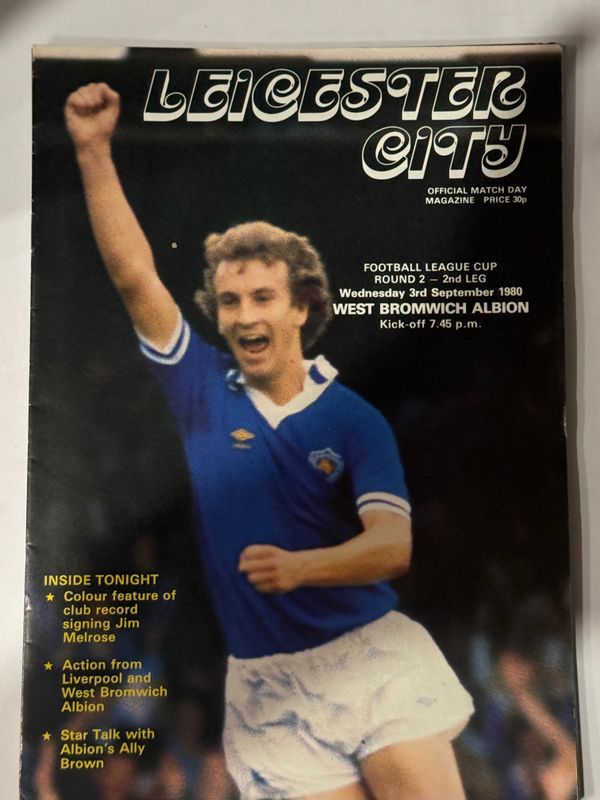 Leicester City v  WBA  - 3/9/80