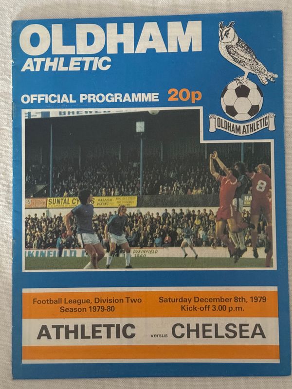 Oldham v Chelsea - 8/12/79