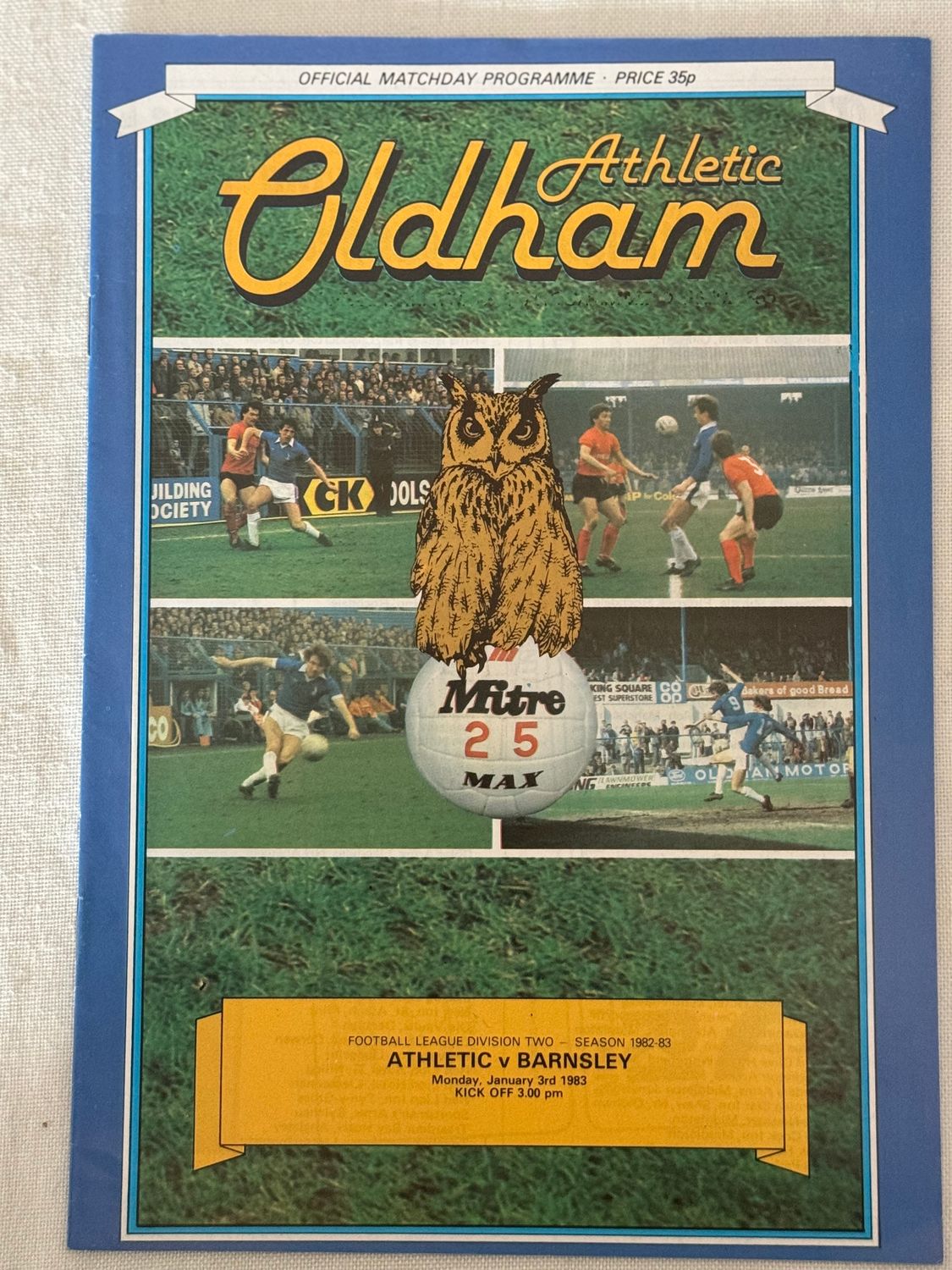 Oldham v Barnsley - 3/1/83